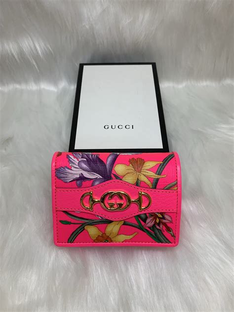 gucci infinity flora wallet|Gucci floral wallet for sale.